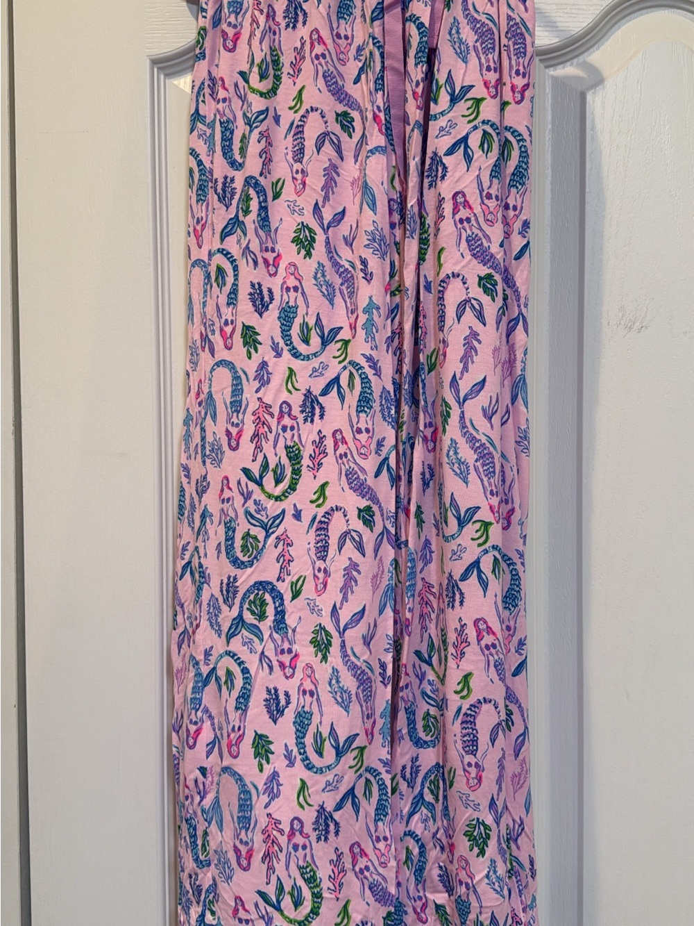Lilly Pulitzer Pink Mermaid Print Pajama Pants